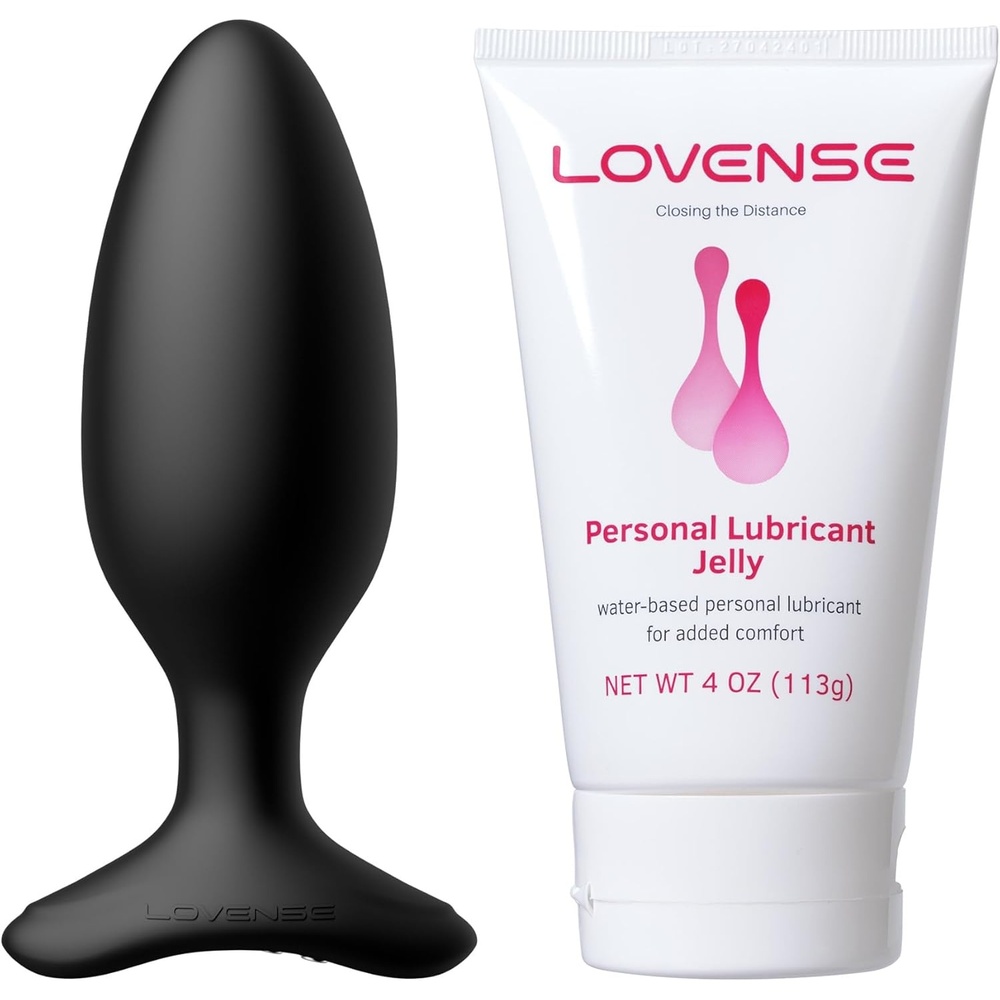 image:imageLOVENSE Hush 2 Butt Plug Anal Vibrator 175 Anal Plug Sex Toys  LOVENSE Personal Lubricant Privacy WaterBased lube NonSticky Lubrication for Men Women and Couples