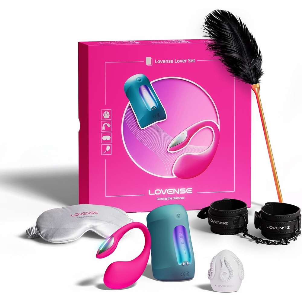 image:imageLOVENSE Lover Set  2026 App Controlled Couples Kit Waterproof BodySafe Lush 4 Wearable Vibrator Gush 2 Male Masturbator and Accessories Long Distance Relationship Toys Premium Couples Gift Set