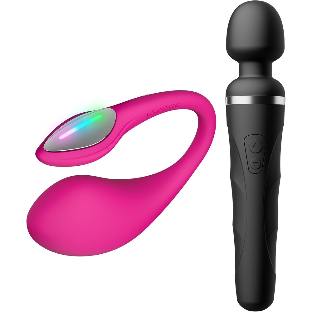 image:imageLOVENSE Lush 4 Remote Control Wearable Gspot Egg Vibrator for WomenLOVENSE Domi 2 Wand Massager Classic Vibrator for Women Couples