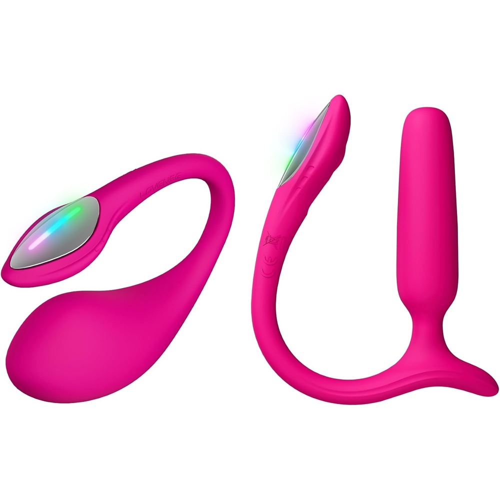 image:imageLOVENSE Lush 4 Wearable G Spot Egg Vibrator Adult Sex Toys amp Games for WomenLOVENSE Lush Anal Vibrating Butt Plug Sex Toys with LED Light BeginnersFriendly