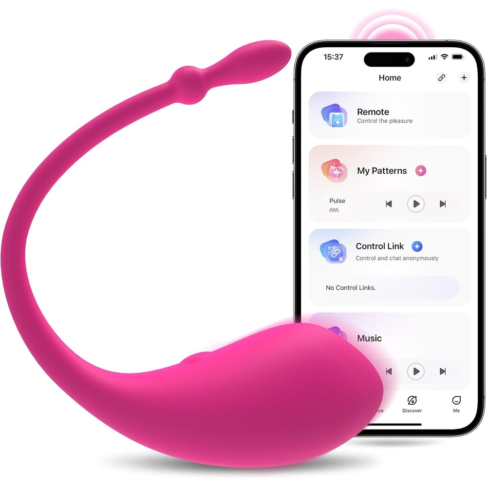 image:imageLOVENSE Lush G Spot Vibrators with Remote Long Distance App Controlled Egg Vibrator Wireless Bluetooth Vibrating Women Sex Toys Rechargeable Massagers for Female Couples Sexual Stimulator