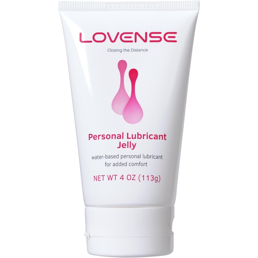 image:imageLOVENSE Personal Lubricant Jelly Privacy WaterBased Lube Long Lasting Lubrication for Men Women and Couples 4 Oz Pack of 14 Ounce Pack of 1