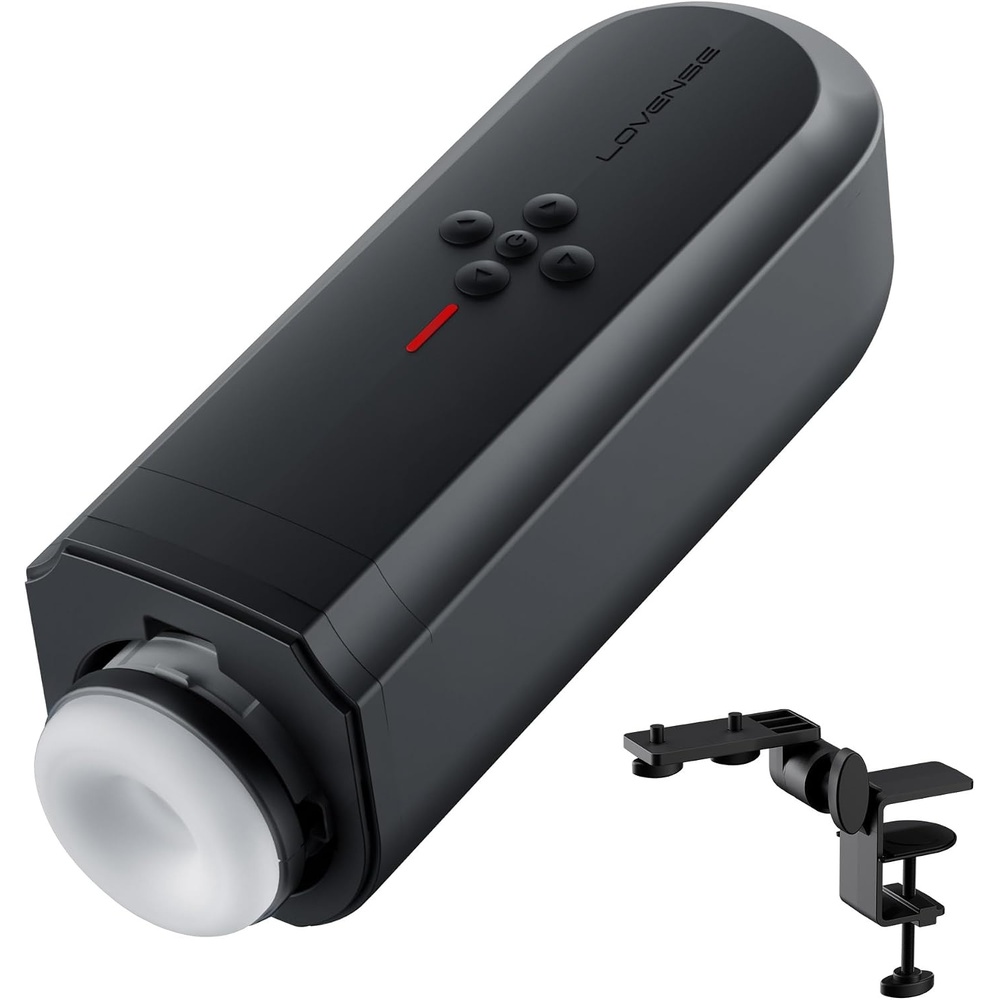 image:imageLOVENSE Solace Automatic Male Masturbator Stroker Toys HandsFree Electric Masturbators Cup with Adjustable Desk Mount 3D Realistic Pocket Pussy Adult Sex Toys amp Games for Men Pleasure