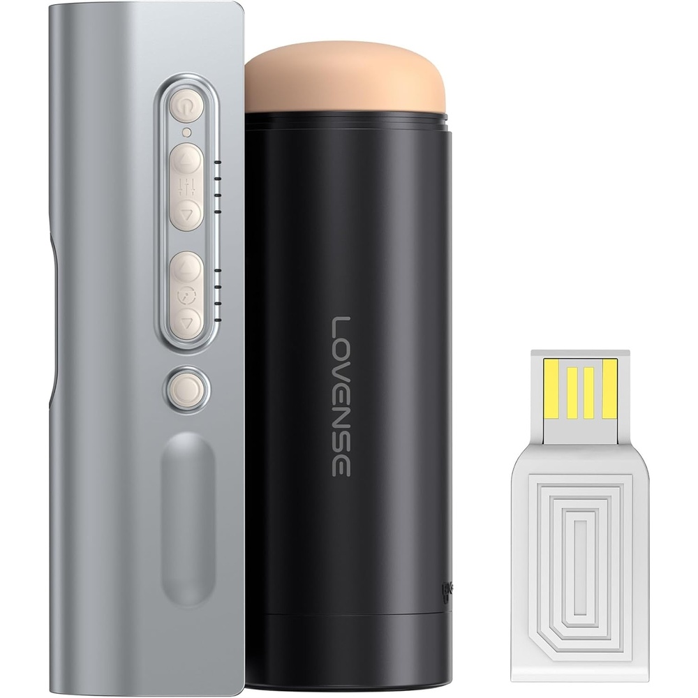 image:imageLOVENSE Solace Pro Automatic Male Masturbator Thrusting Male Stroker  LOVENSE Dongle USB Adapter