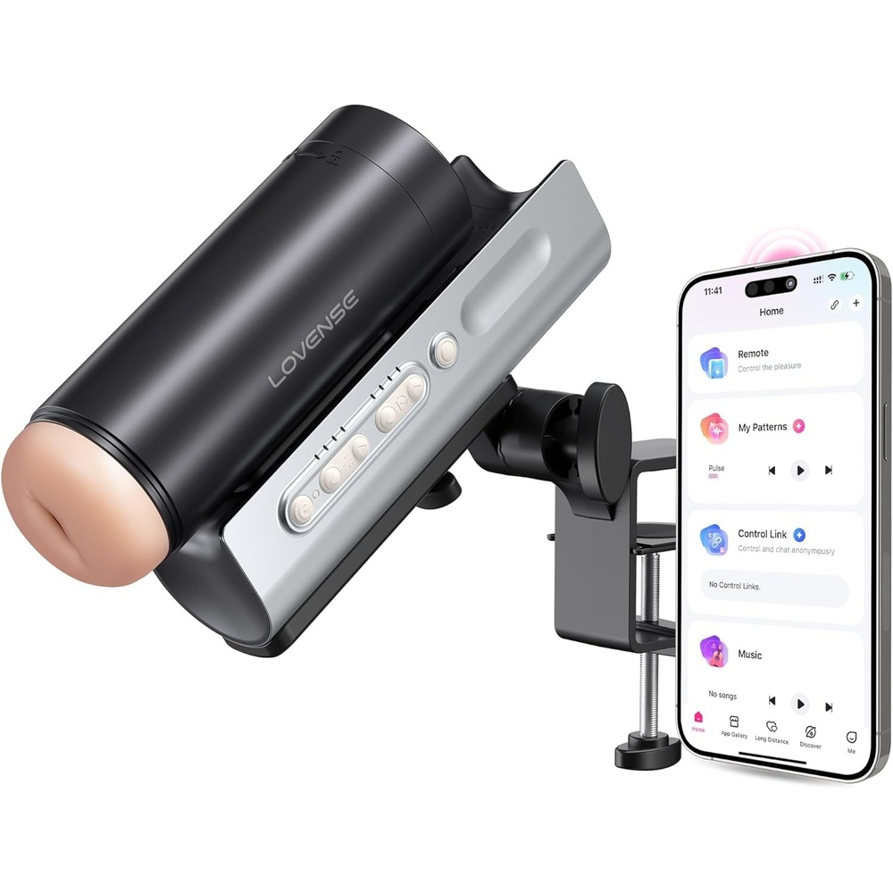 image:imageLOVENSE Solace Pro Automatic Male Masturbators App Remote Control Pocket Pussy Thrusting Blowjob Sex Toys  Machines amp Devices for Men Pleasure Adjustable Male Stroker with Immersive AIVR Experience