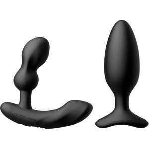 LOVENSE Edge 2 Prostate Massager Vibrator Male Sex Toy + LOVENSE Hush 2 1.75” Vibrating Butt Plug Anal Sex Toys for Couples