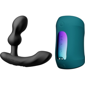 LOVENSE Gush 2 Automatic Male Masturbator Stroker, Vibrating & Oscillating Penis Massager Cock Ring+LOVENSE Edge 2 Prostate Massager Male Vibrator Sex Toys