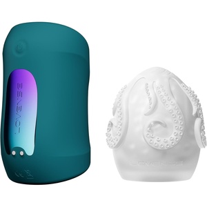LOVENSE Gush 2 Automatic Male Masturbator,Penis Male Vibrator & Oscillation for Men+LOVENSE Kraken Male Masturbator Egg(1 PCS)
