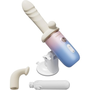 LOVENSE Spinel Thrusting Dildo, Vibrating&Heating Dildo Machine App Remote Control Couples Sex Toy High-Speed G-Spot&Clit Vibrator Dual Stimulation Adjustable Suction Cup for Hands-Free Pleasure