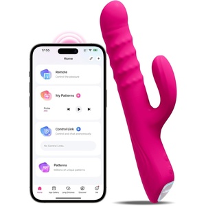 LOVENSE Velvo Rabbit Vibrator with Rotating Beads, Powerful G-Spot & Clit Vibrator Adult Toys for Women, App Remote Control Long Distance Couple Vibrating Dildos, Waterproof Rechargeable Sex Toys