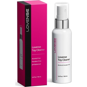 LOVENSE Cleaner, Toy Cleaner Spray, Alcohol-Free Mist for Intimate Accessories, Safe for Silicone, TPE, Glass & Metal, No Residue, 3.4 fl oz
