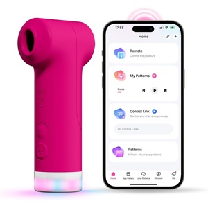 LOVENSE Fizz Dual-Head Sucking Vibrator, 2-in-1 Clit Sucker, App-Controlled | Adult Sex Toy, App Control Clit Vibrator, Oral-Like Suction & Tapping, LED Light, IPX7 Waterproof, for Solo, Women & Couples